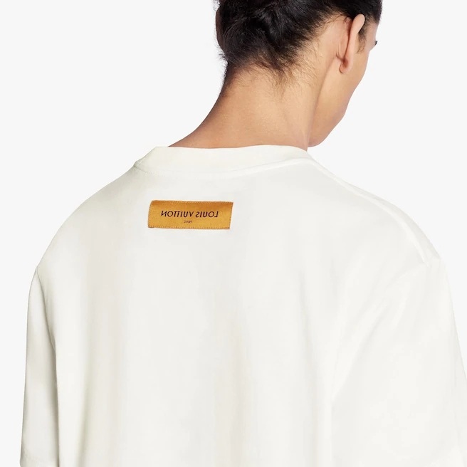 Louis Vuitton LV Men Multicolor Monogram Printed T-Shirt-White