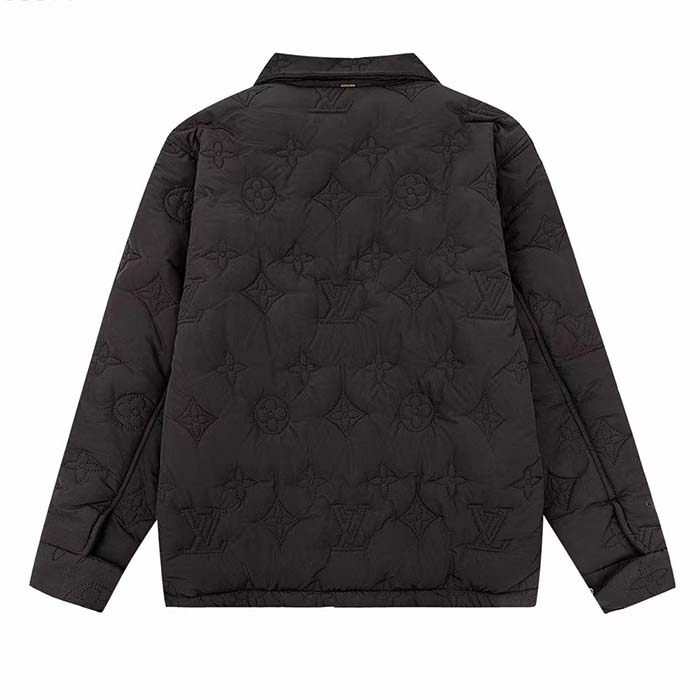 Louis Vuitton Women LV Monogram Padded Light Blouson Polyamide Black Loose Fit
