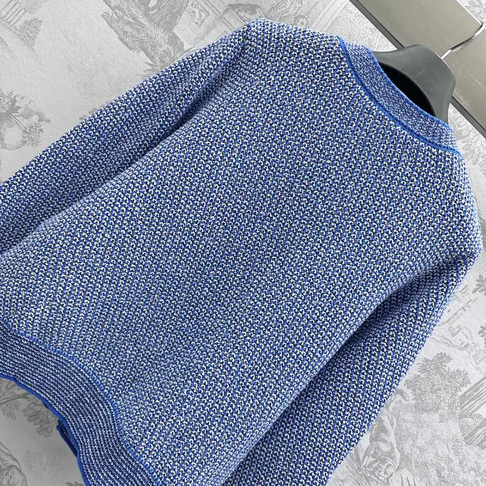 Gucci Women Fine Cotton Crewneck Cardigan 818643XKENR4179