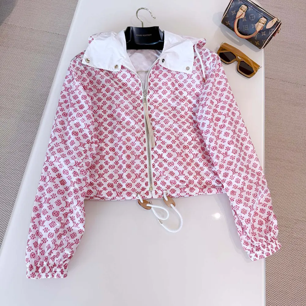 Louis Vuitton Women 3D Monogram Hooded Parka 1AHHUE