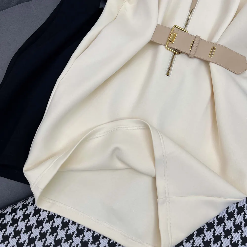 Louis Vuitton Women Belted Crepe T-Shirt Dress 1AGOO8