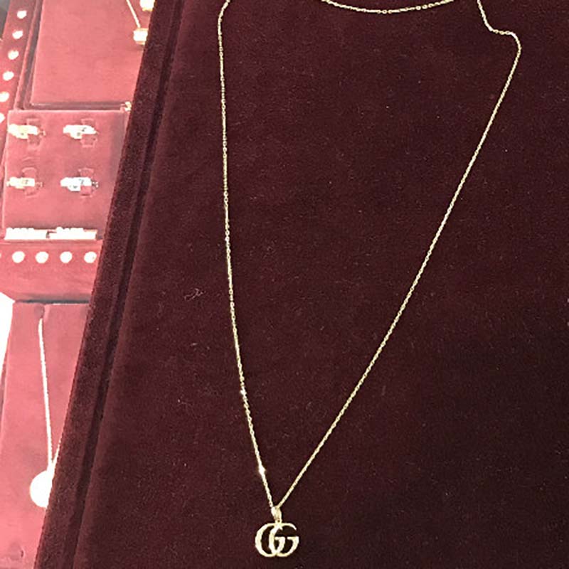 Gucci Women Double G Yellow Gold Necklace Jewelry Gold