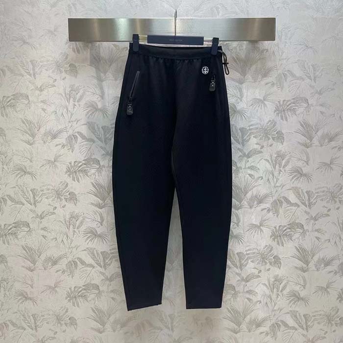 Louis Vuitton Women LV Scuba Pants Black Regular Fit 1AFFLI
