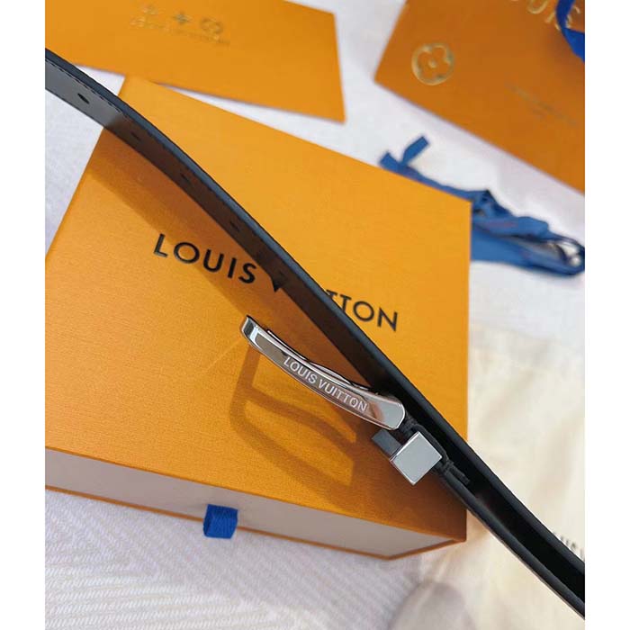 Louis Vuitton LV Unisex LV Pont Neuf 35mm Belt Taurillon Calf Leather