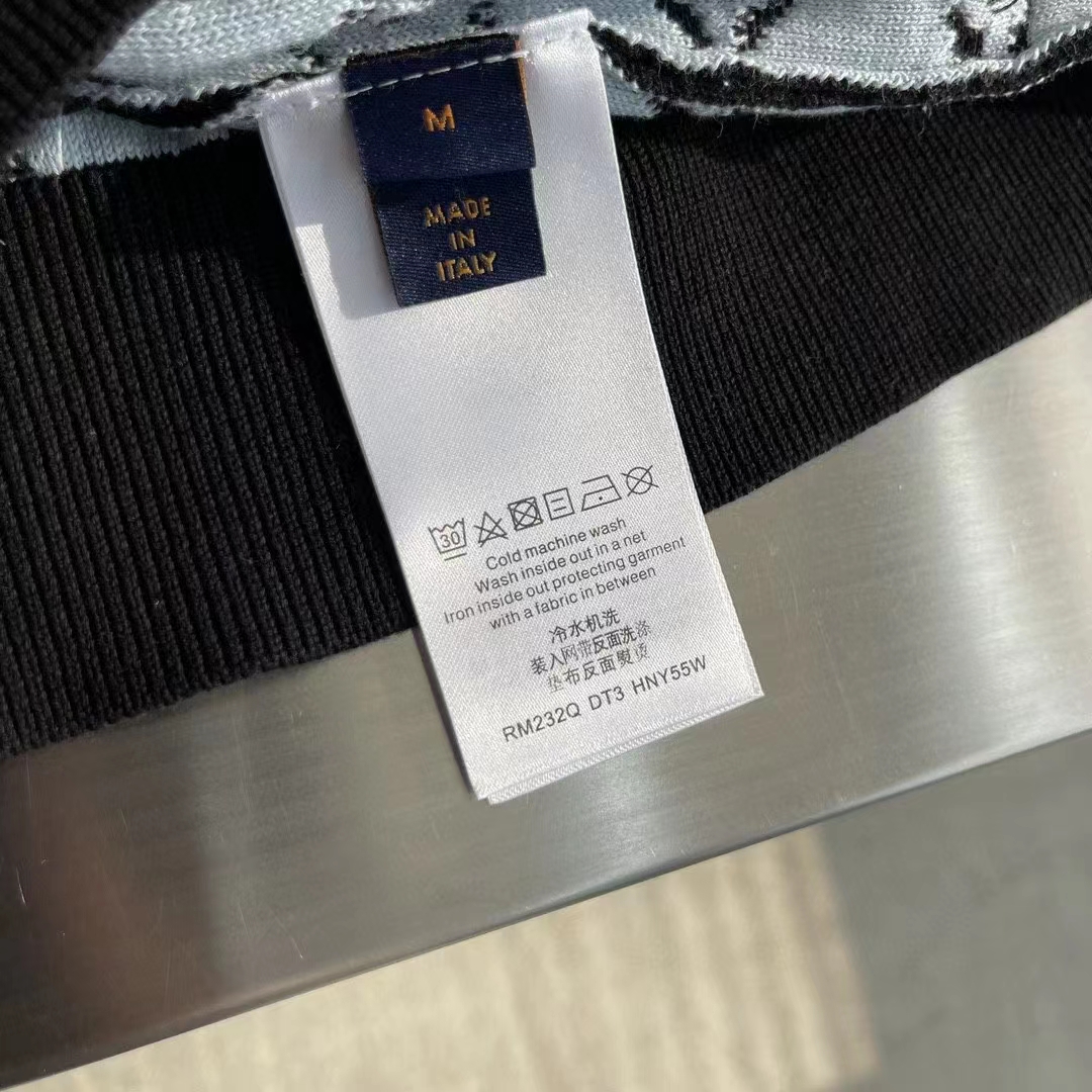 Louis Vuitton Women LV Monogram Gradient Hoodie Cotton Black White