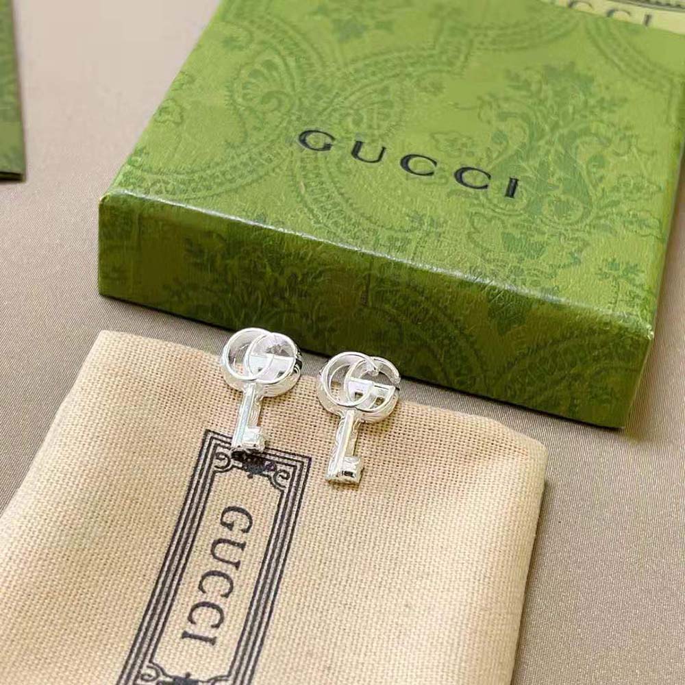Gucci Women GG Marmont Key Earrings