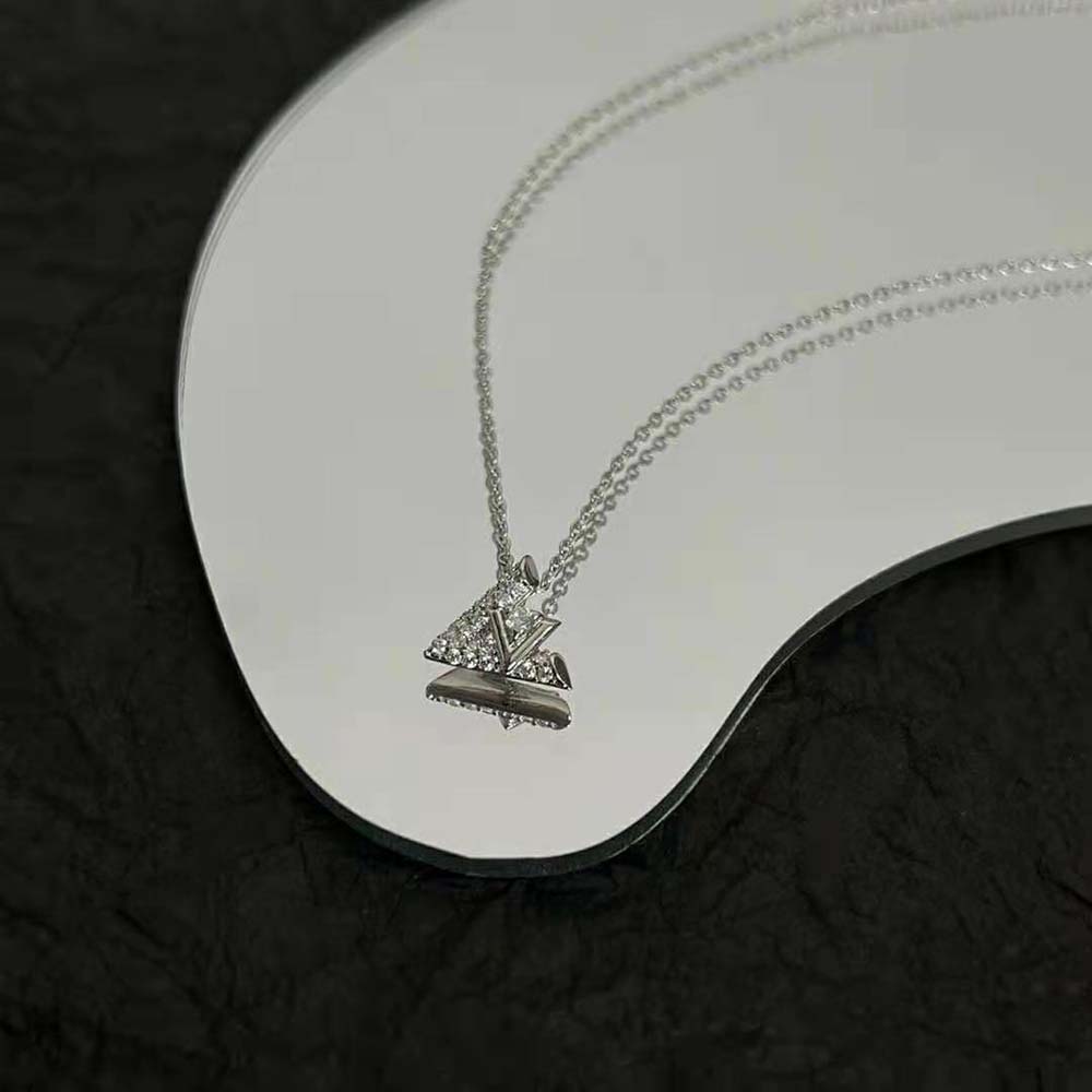 Louis Vuitton Women LV Volt One Pendant in White Gold