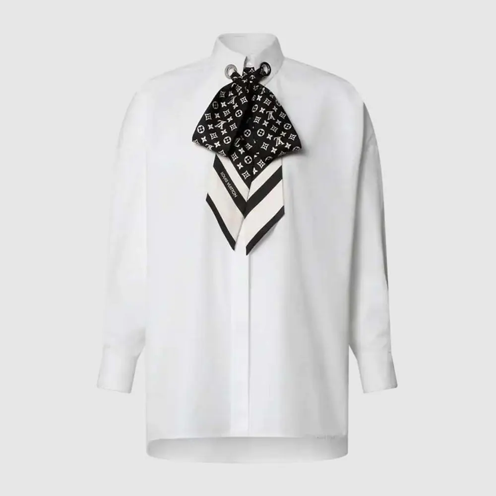 Louis Vuitton Women Monogram Scarf Shirt 1AIQN9