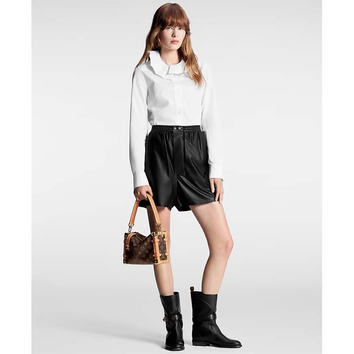 Louis Vuitton Women LV Fin Collar Shirt Cotton Optical White Regular Fit