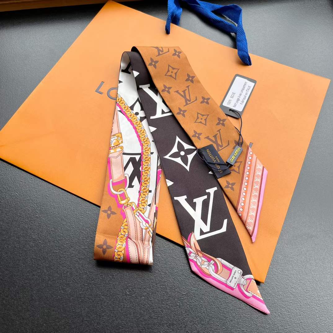 Louis Vuitton Women LV Ultimate Monogram BB Bandeau Black Allover Monogram Silk Inkjet M76676