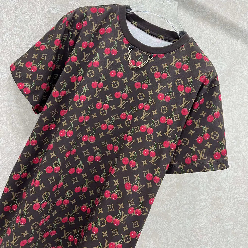 Louis Vuitton Women LV x TM Cherry T-Shirt 1AHJJF