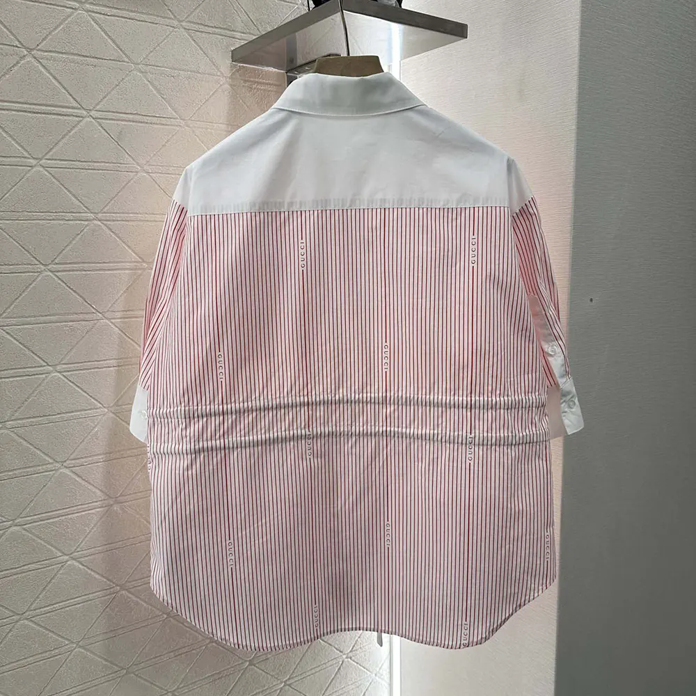 Gucci Women Cotton Fil Coupé Shirt 826588Z7ASD