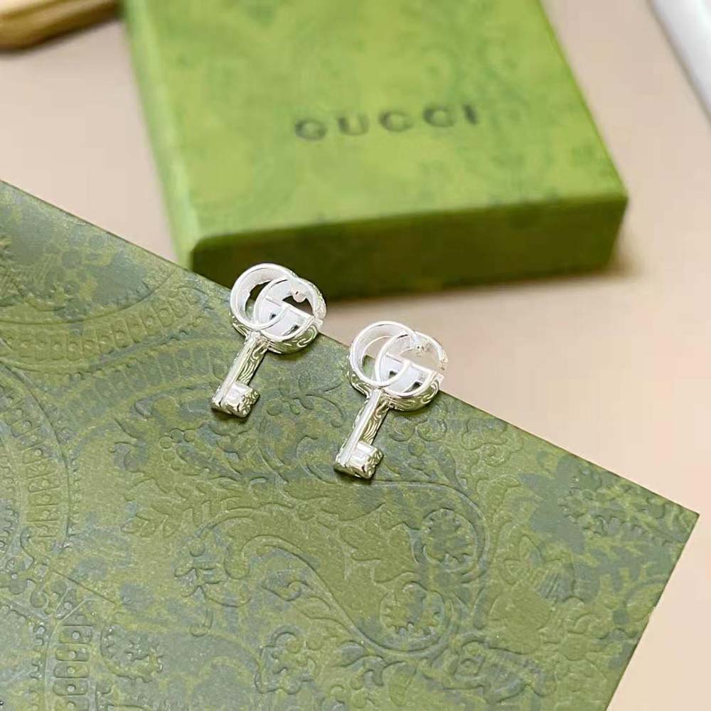 Gucci Women GG Marmont Key Earrings