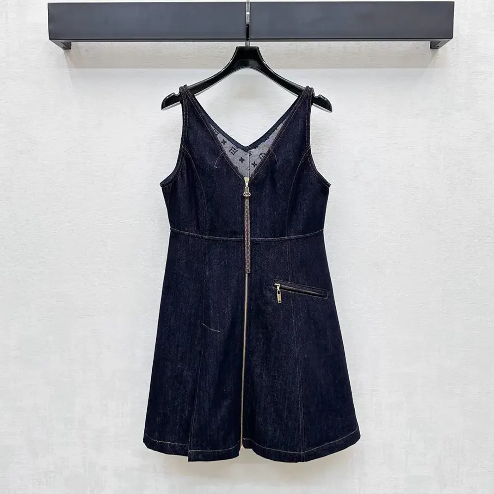 Louis Vuitton Women Denim Mini Dress 1AI136