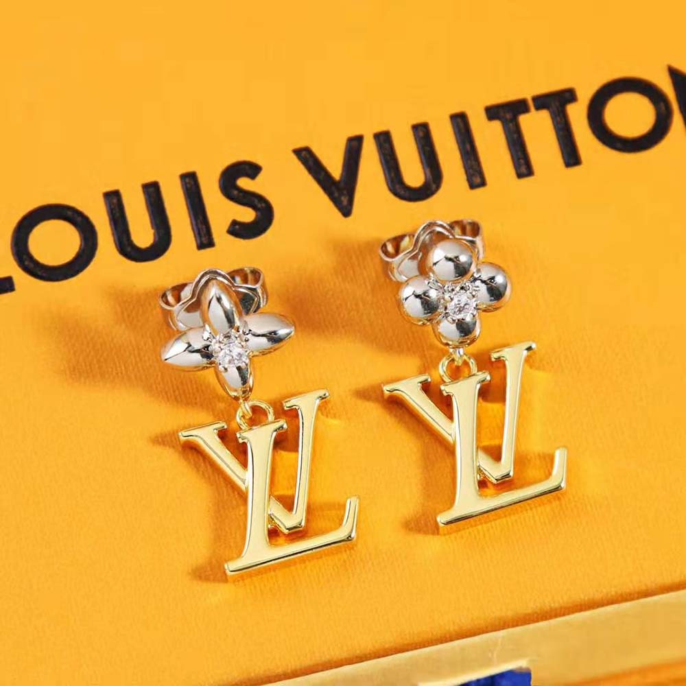 Louis Vuitton Women LV Iconic Flower Earrings