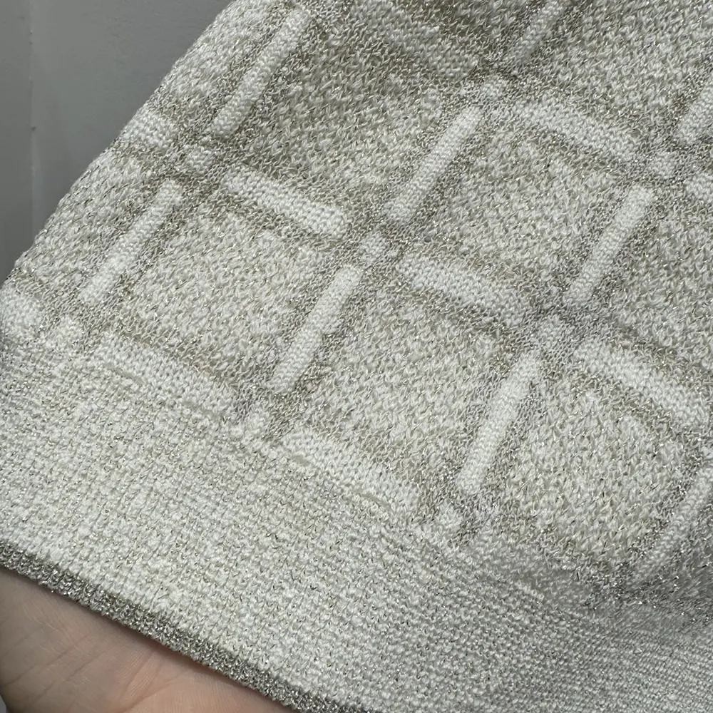 Gucci Women Wool and Lame Check Jacquard Top 811552XKEDI9237