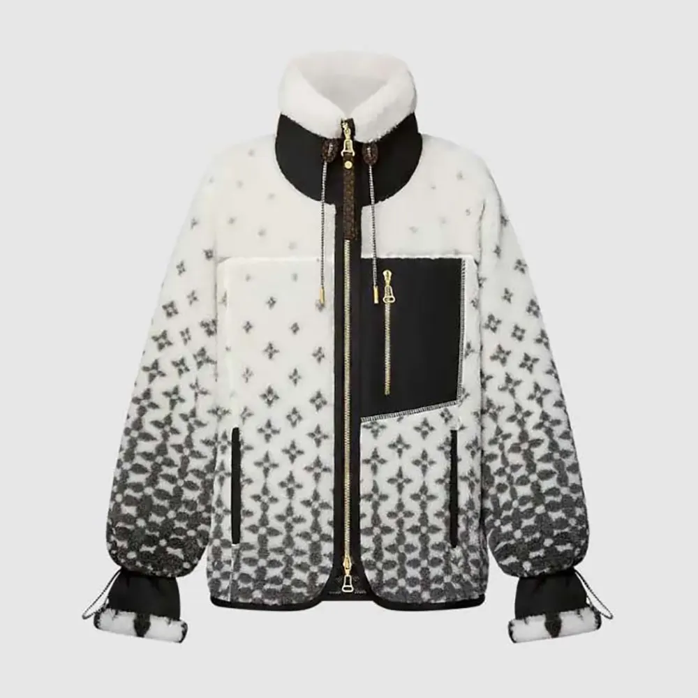Louis Vuitton Women Ombré Monogram Fleece Jacket 1AGBX9