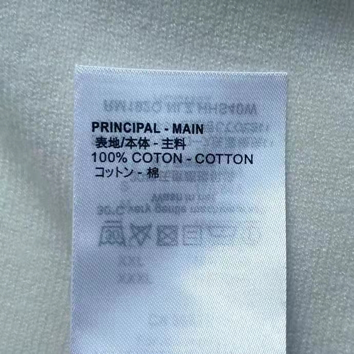 Louis Vuitton LV Men End Goal LV Crewneck 100% Cotton White