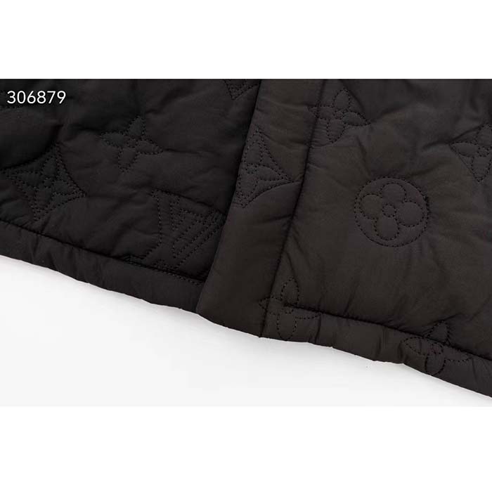 Louis Vuitton Women LV Monogram Padded Light Blouson Polyamide Black Loose Fit