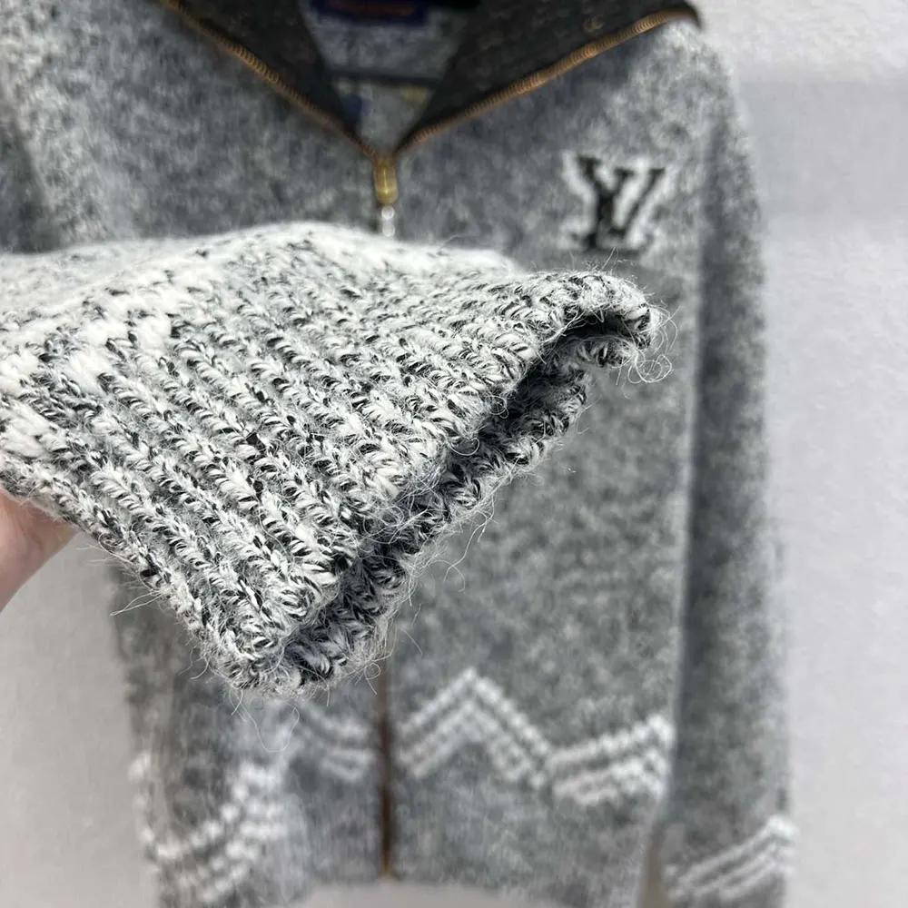 Louis Vuitton Women Zippered Knitted Blouson 1AIMD0