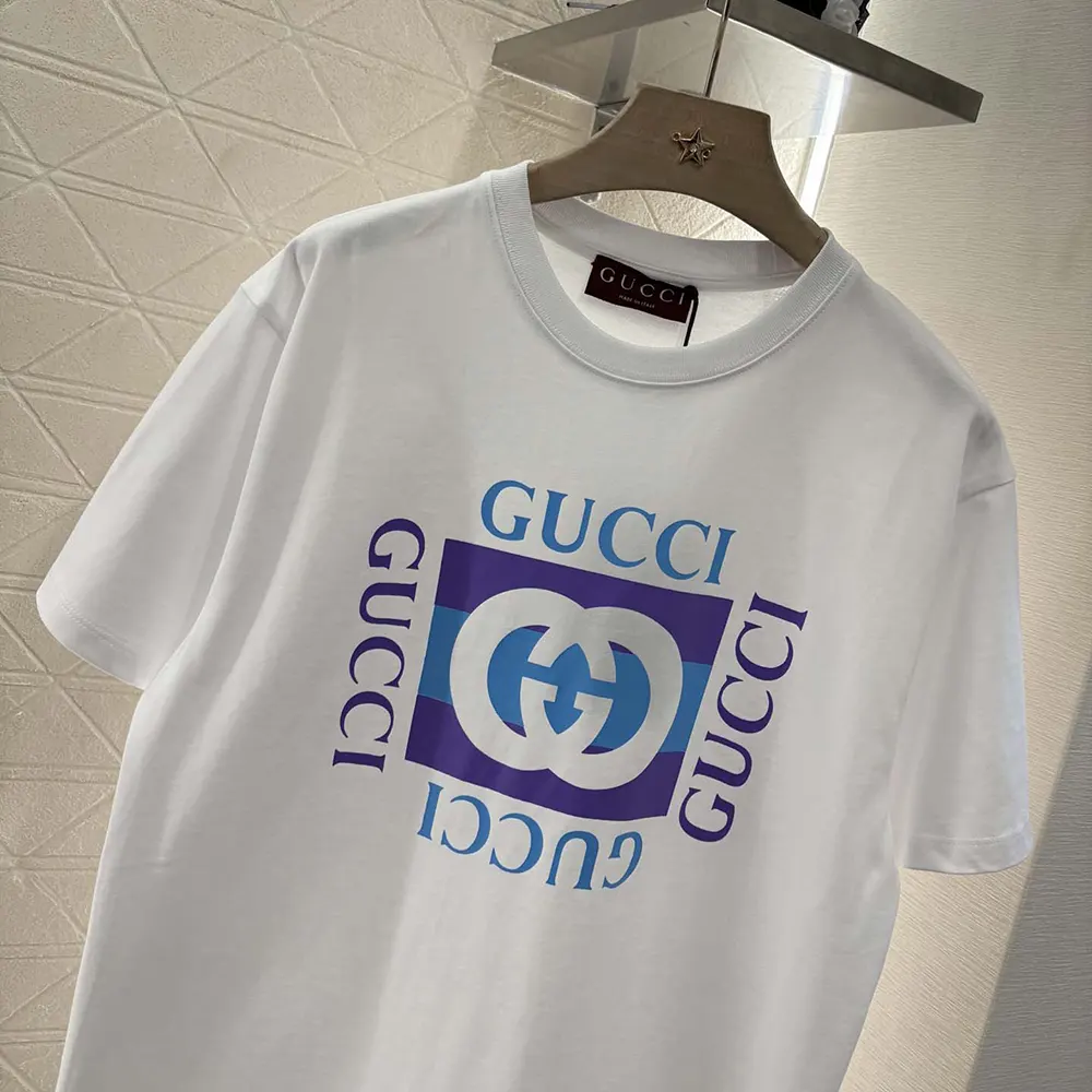 Gucci Women Cotton Jersey T-shirt with Print ‎837959XJHG9