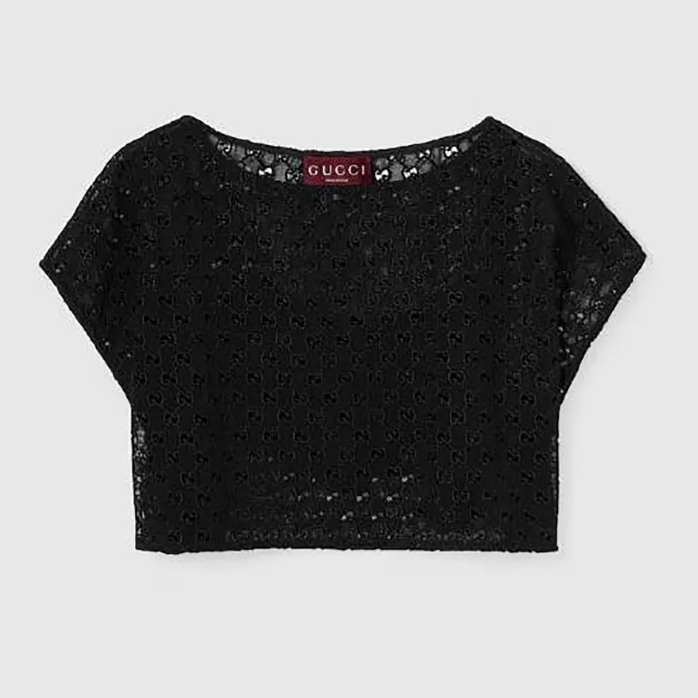 Gucci Women GG Macramé Top 836976ZAS8C1000