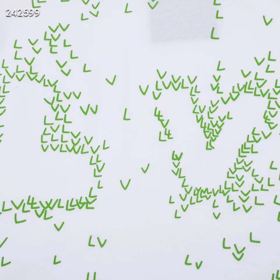 Louis Vuitton LV Women Spread Embroidered T-Shirt Cotton White Regular Fit