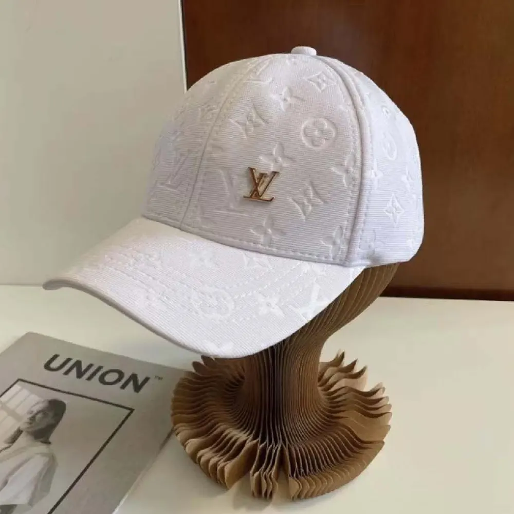 Louis Vuitton Unisex LV Shadow Cap Cotton Embroidered LV Fall Signature