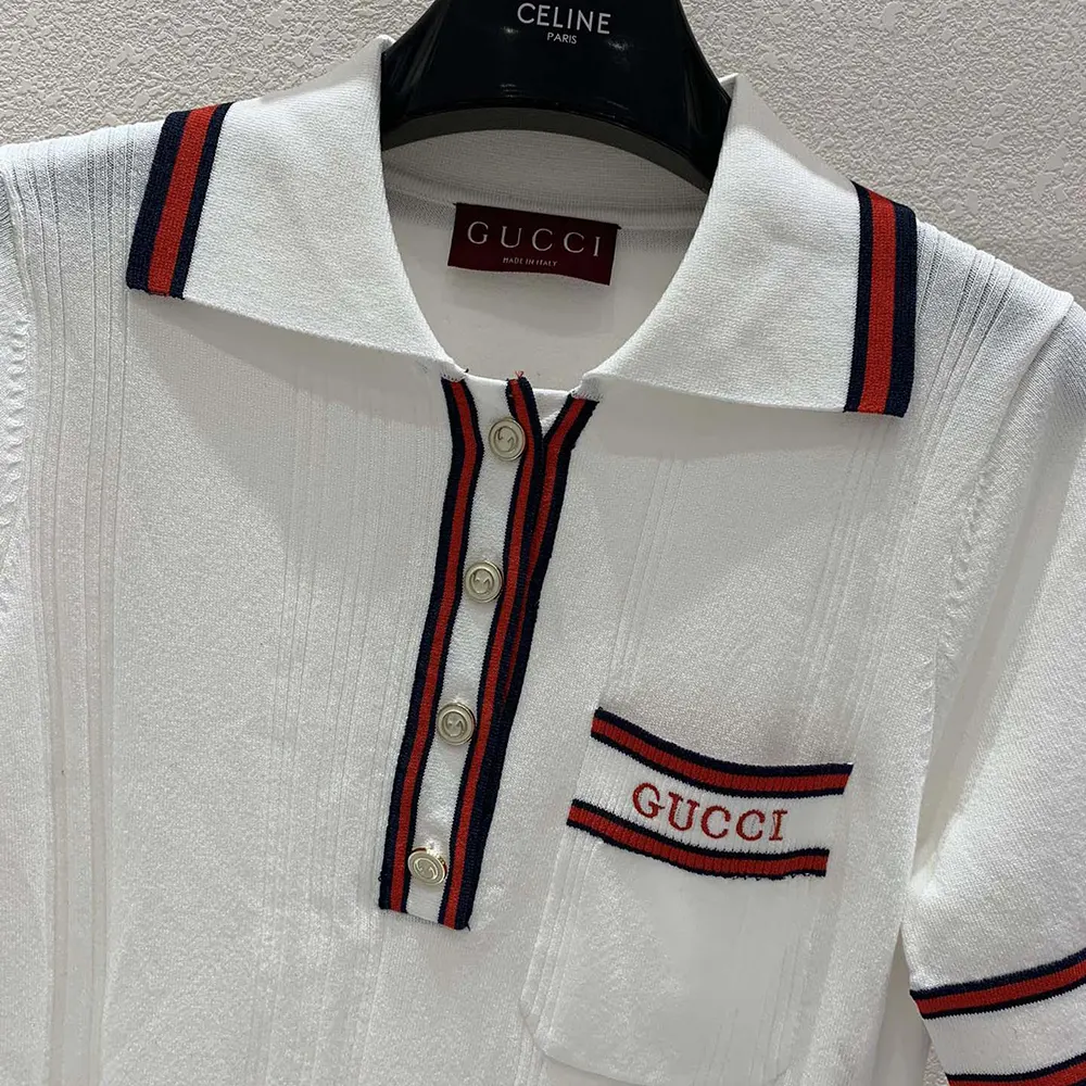 Gucci Women Polo Dress with Web Trim 788864XKD269791