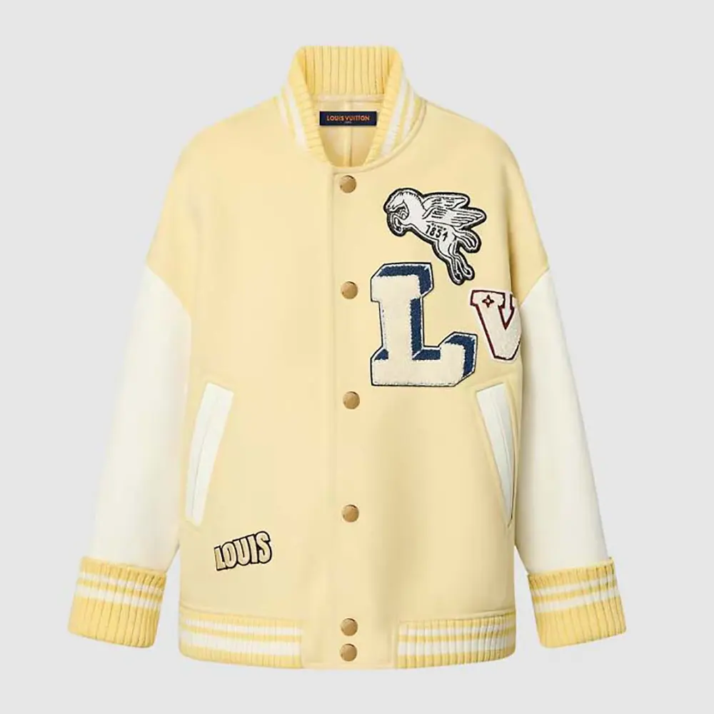 Louis Vuitton Women Signature Patch Varsity Jacket 1AFZTQ