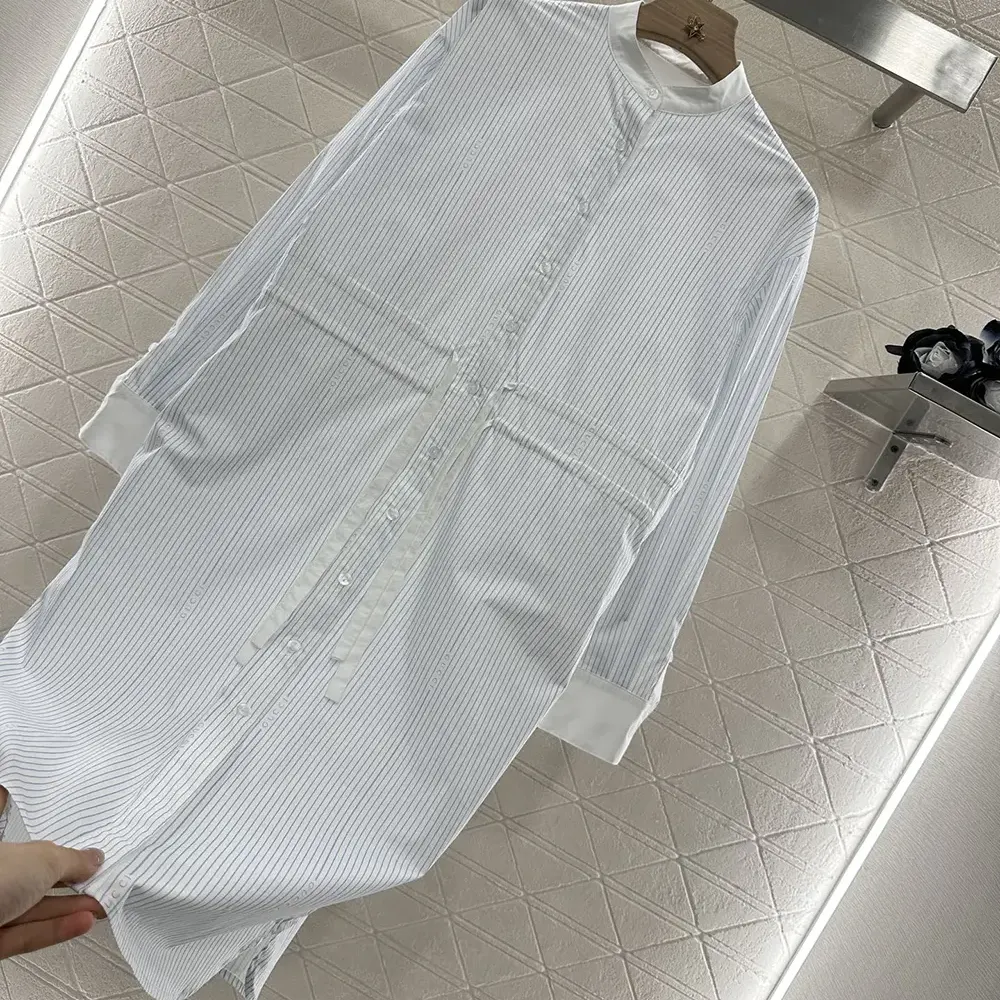 Gucci Women Cotton Fil Coupé Shirt Dress 832072Z7ASD