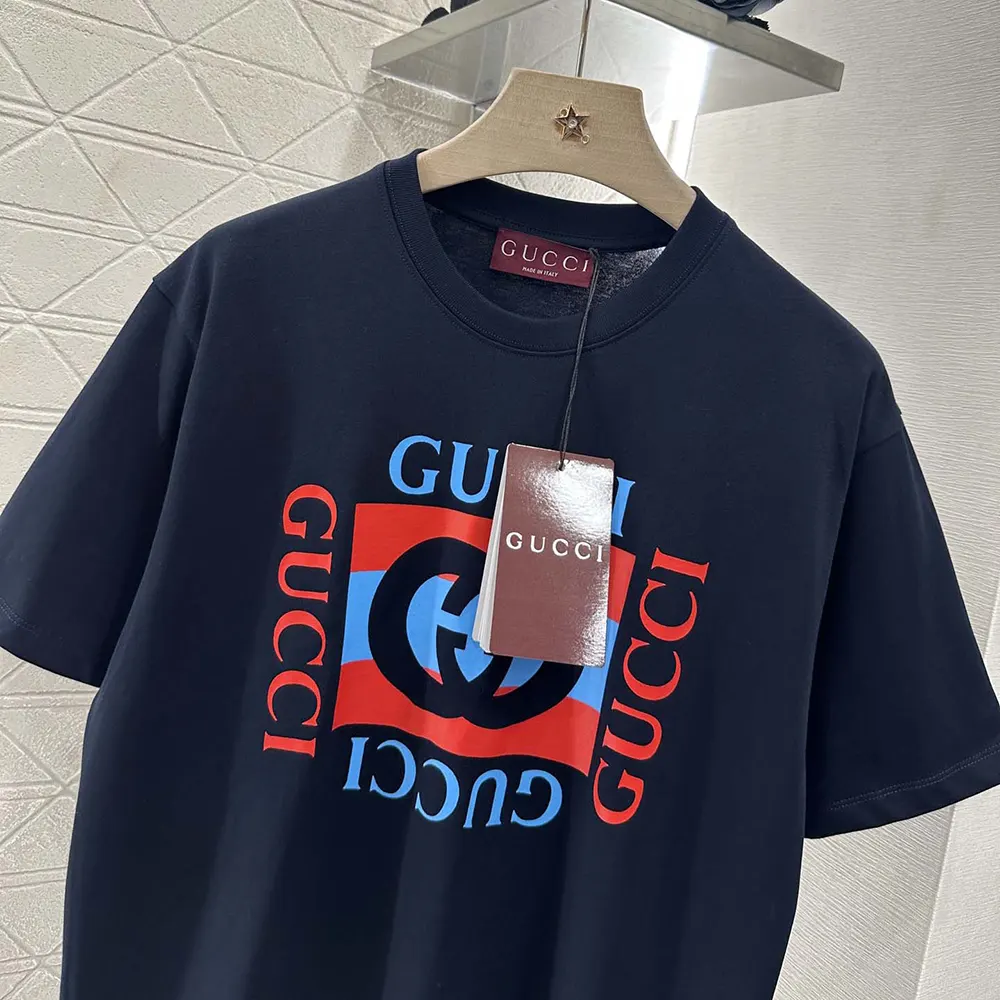 Gucci Women Printed Cotton Jersey T-shirt 796395XJHDB