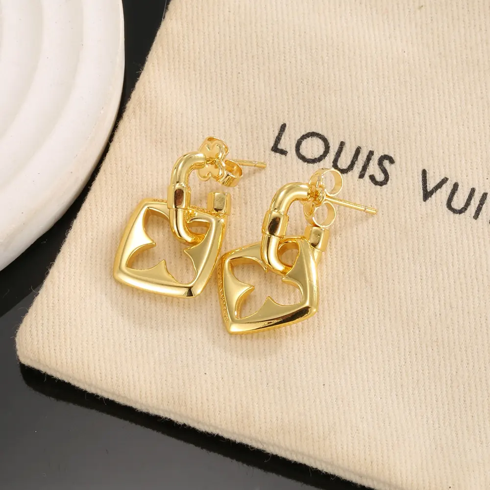Louis Vuitton Women LV Puffygram Earrings M01174