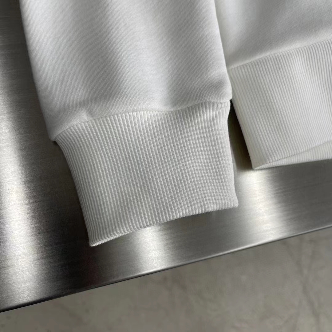 Gucci Women Cotton Gucci Firenze 1921 Hooded Sweatshirt White Jersey Long Sleeves