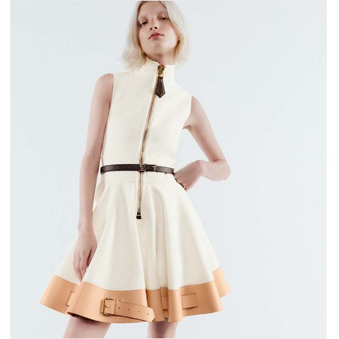 Louis Vuitton Unisex LV Pretty LV 20 MM Reversible Belt Black Leather Monogram Canvas Recto Side