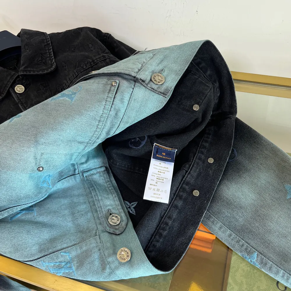 Louis Vuitton Women Embroidered Denim Blouson 1AFV97