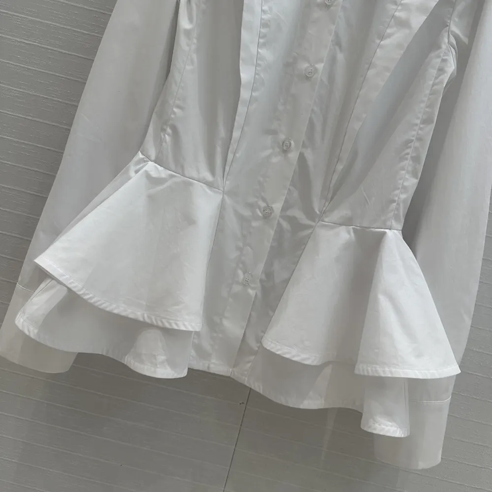 Louis Vuitton LV Women Poplin Peplum Blouse 1AHHMN