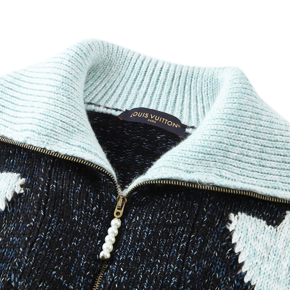 Louis Vuitton Women Zippered Knitted Blouson 1AIMB0