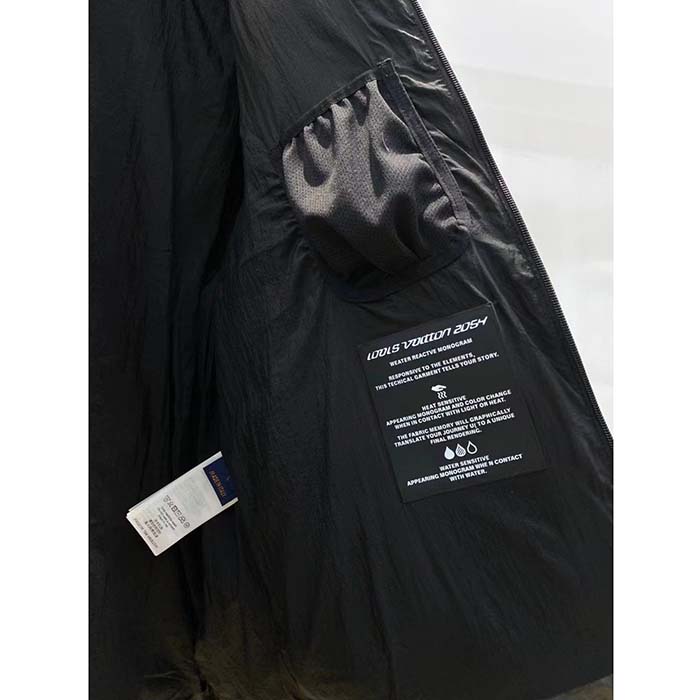 Louis Vuitton Women LV 2054 Heat Reactive Puffer Polyester Anthracite Regular Fit