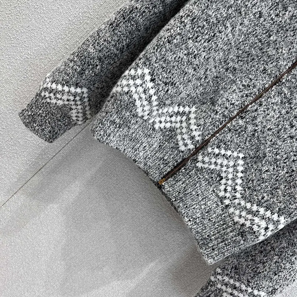 Louis Vuitton Women Zippered Knitted Blouson 1AIMD0