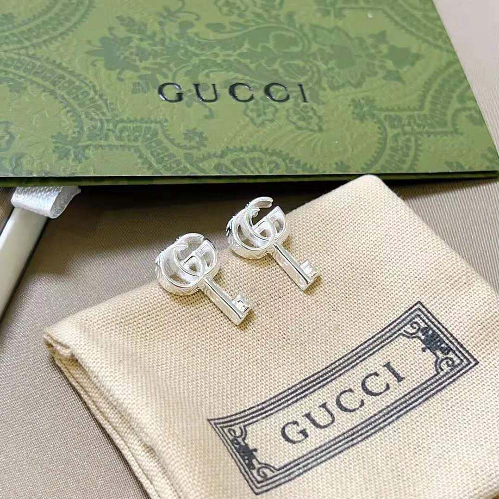 Gucci Women GG Marmont Key Earrings