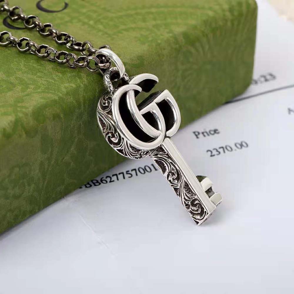 Gucci Women Double G Key Necklace