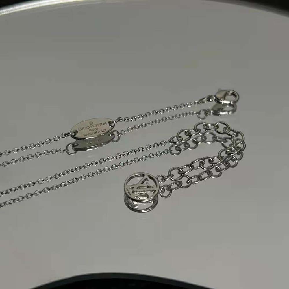 Louis Vuitton Women LV Volt One Pendant in White Gold