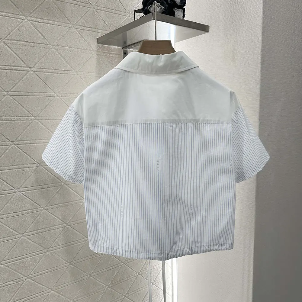 Gucci Women Cotton Fil Coupé Shirt 831862Z7ASD