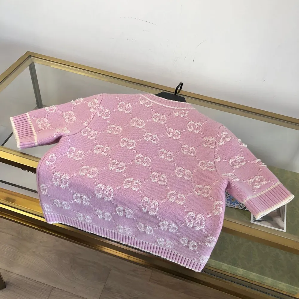 Gucci Women GG Wool Boucle Jacquard Top 770059XKCNA6011