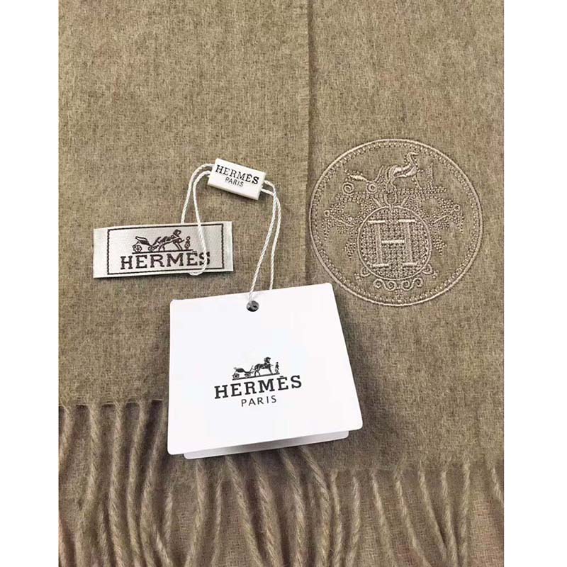 Hermes Women Casaque II Stole Double-Faced Cashmere Scarf