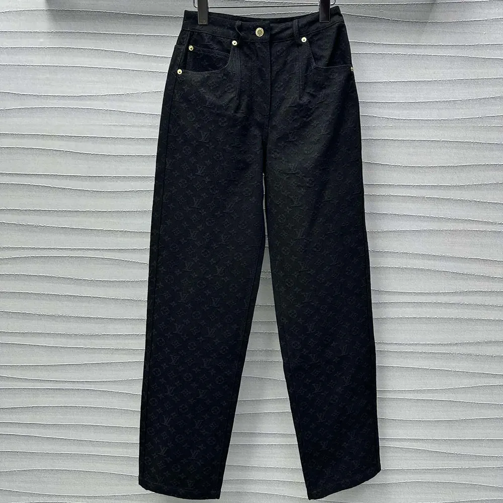Louis Vuitton Women Monogram Jacquard Jeans 1AGHDW
