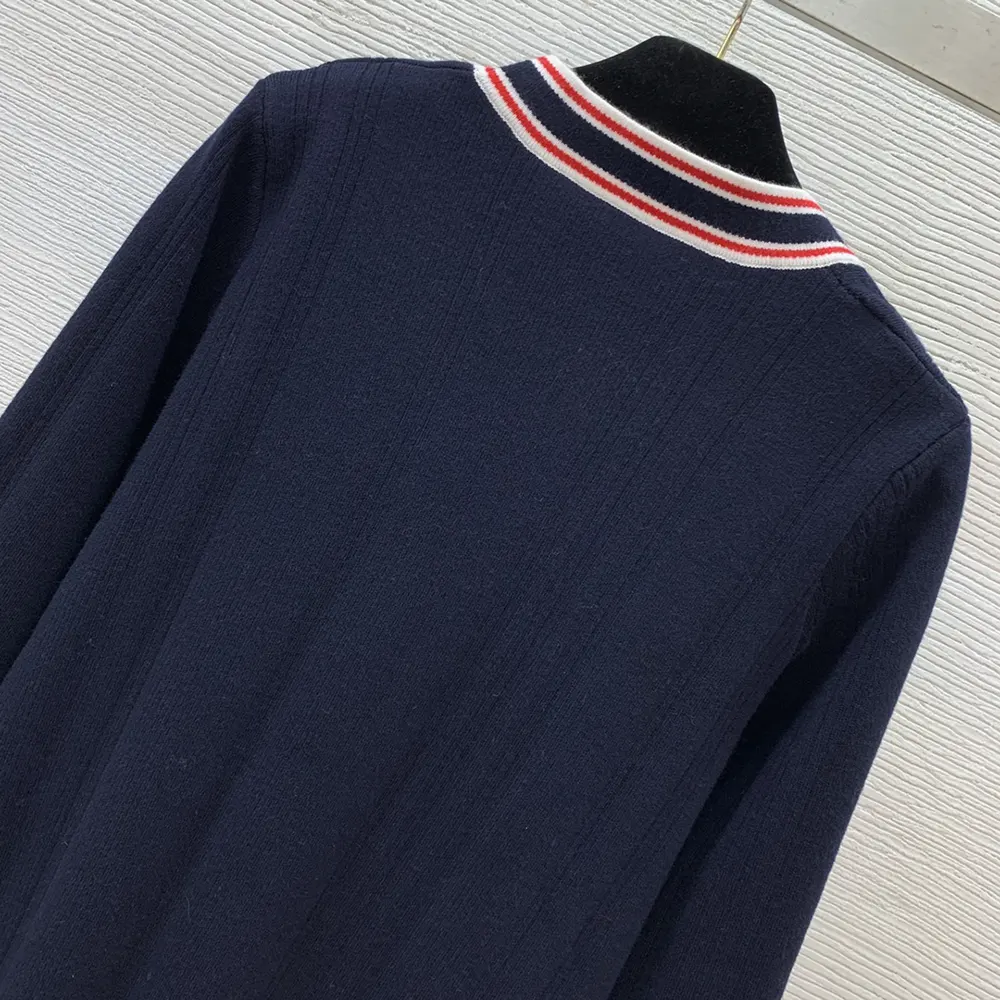 Gucci Women Self Tie Cardigan with Striped Trim 691714XKD264915