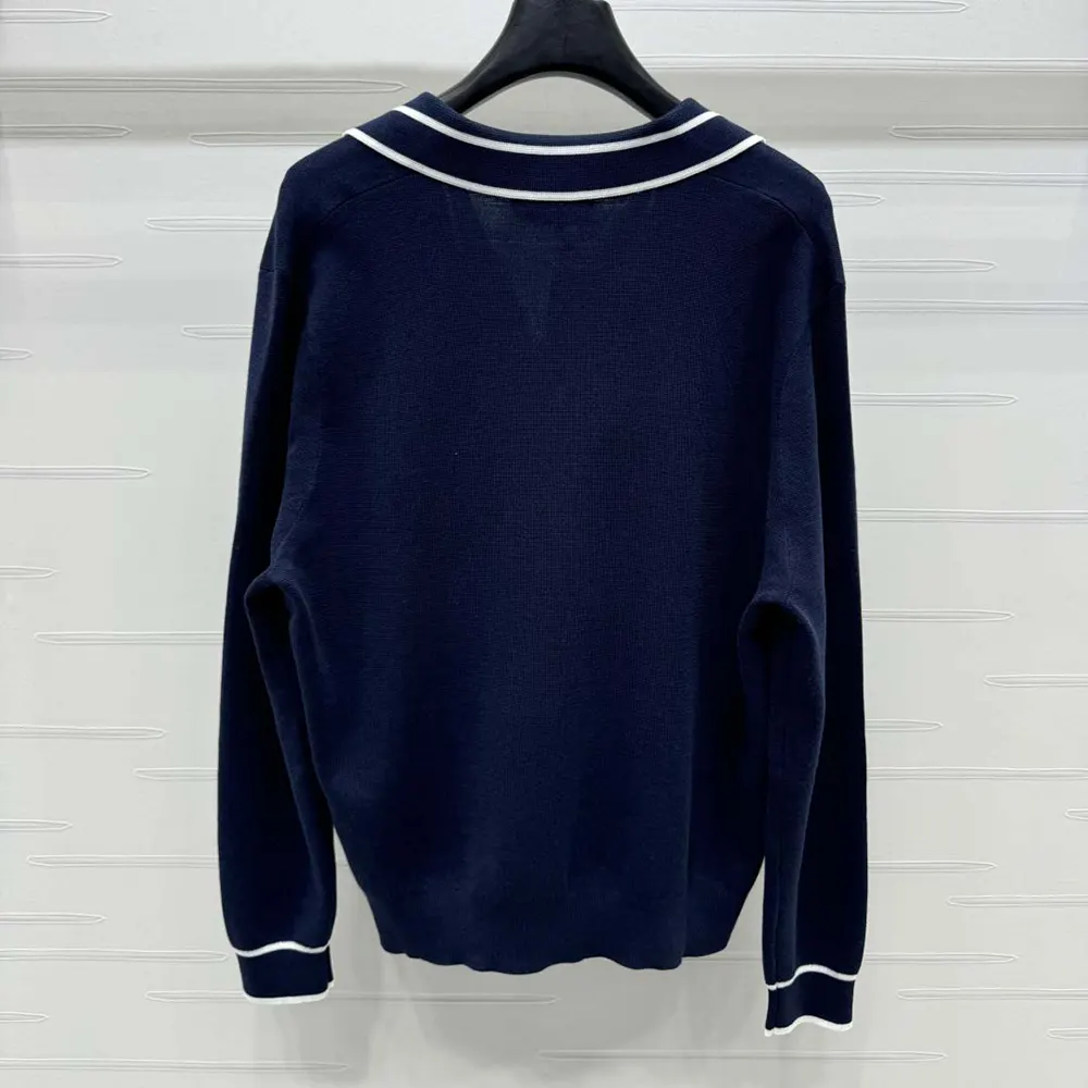 Gucci Women Cotton Polo Top with Gucci Intarsia 815905XKELU