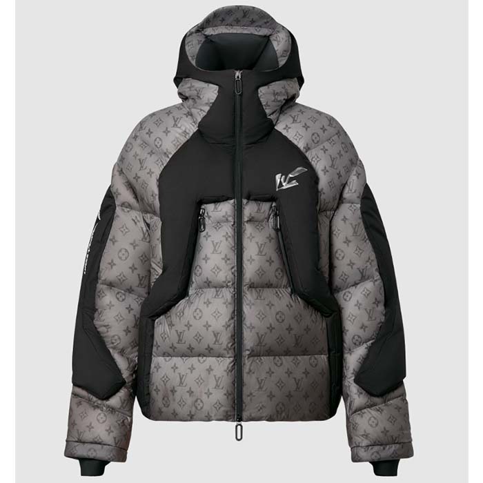 Louis Vuitton Women LV 2054 Heat Reactive Puffer Polyester Anthracite Regular Fit